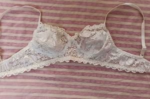 White Lace Bra