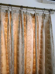 3 Full Door Length Curtains