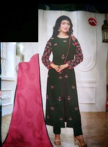 Dark green dress
