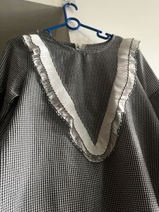 Black &amp; White Checkered Dress