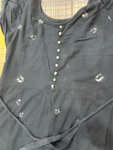 Elegant Navy Blue Maxi Dress