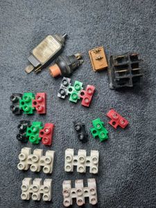 Assorted Electrical Components - Connectors, Break