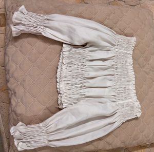 White Off-Shoulder Top