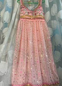Sleeveless Nyra Cut with Trouser & Dupatta