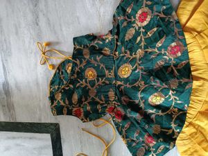 Red &amp; Gold Festive Dress (combo)