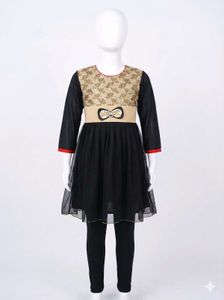 Cute Black & Gold Party Dress