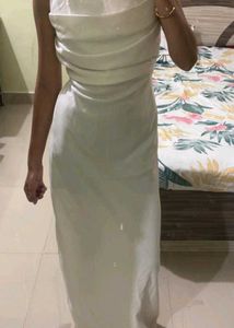 White Shimmer Dress