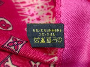 Pink Louis Vuitton Scarf
