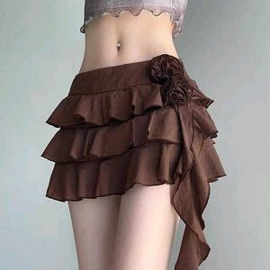 y2k lace fairy short skirt