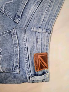 Wide Leg Denim Jeans