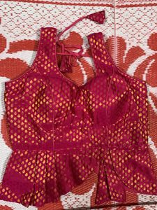 New Readymade rani Pink Padded Blouse