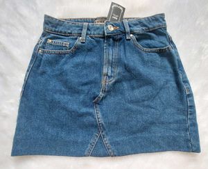 Denim Mini Skirt