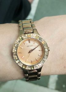 Dkny Orignal Analog Rose Gold Toned Womens Watch