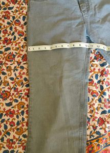 Denim Flared Grey Jeans