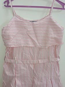 Pink Striped Sundress