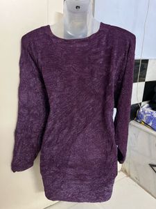 Plus Size Full Glitter One Piece Kurti