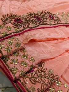 Beutiful Wokh Saree No Blouse Check All Photos