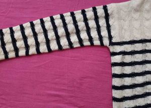 Striped Knit Sweater