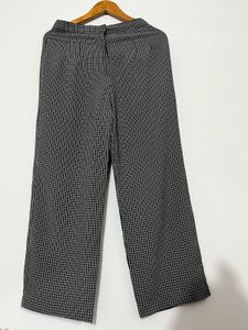 Checkered Wide Leg Pants