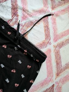Comfy Black Printed Pajama / Lower