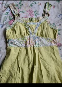 Cottagecore Green Dress
