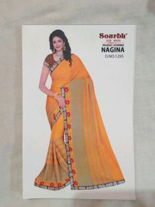 Elegant Floral Print Saree