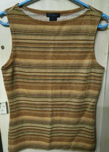 Striped Sleeveless Top