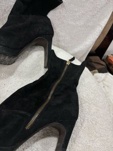 Black Suede Boots