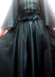 Dress- Korean Style With Smocking Belt