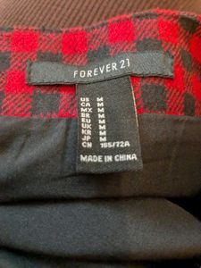 Forever 21 Checked Mini Pencil Skirt