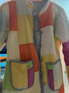 Colorful Patchwork Quilted Jacket