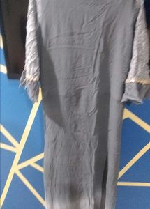 Elegant Gray Embroidered Salwar Kameez