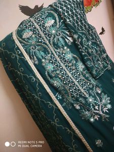Georgette Heavy Work Dress Material💚