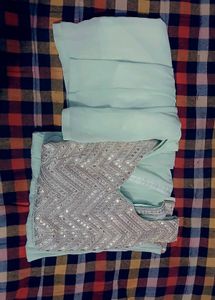 Mint Green Chiffon Top