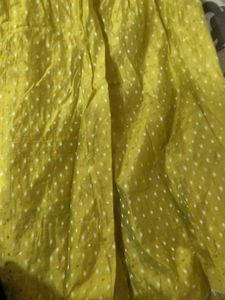 Yellow Polka Dot Skirt