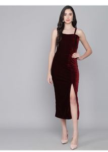 Elegant Velvet Bodycon Dress