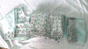 Elegant Light Blue Lehenga Choli