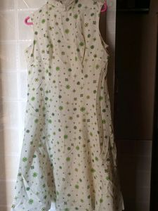 Off white Colour Mini Dress