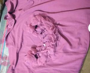 Elegant Purple Off-Shoulder Dress