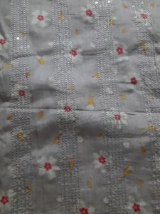 Glace Cotton With Handwork Suit