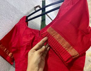 Non-padded Red Blouse
