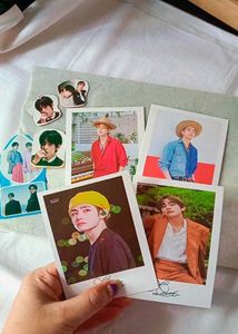 BTS V Photo cards &amp; Stickers