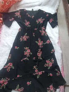 new Floral Print Fit & Flare Dress