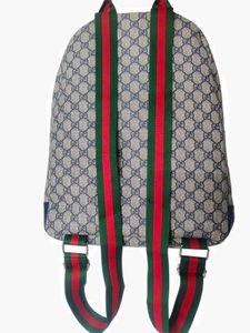 Luxury GG Supreme Canvas Backpack with Embroidered