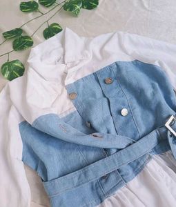 Denim Corset Style Dress