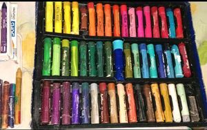 Mixed Art Supplies + Free Blank Book