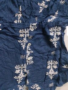 Elegant Blue Ethnic Gown