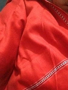 Elegant Red Ethnic Stole