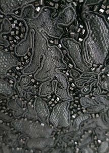 GLAM PARTY Black Lace Gown