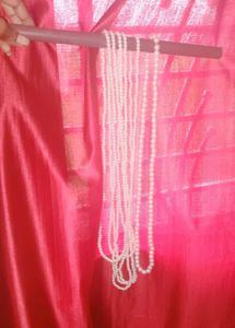 Elegant White Pear Necklace For Sale Perfect
